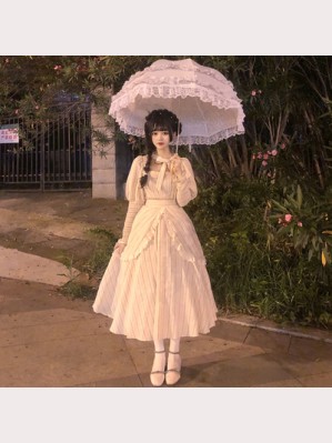 Striped Classic Lolita Dress OP (UN245)